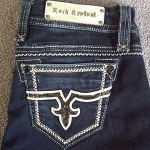 Rock Revival Easy Boot Jeans size 28 inseam 31"